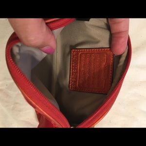 Coach small makeup bag